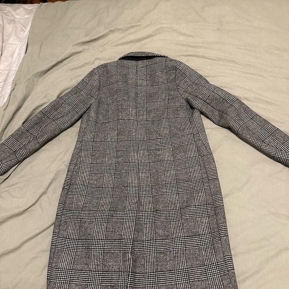 Wool plaid coat - Picture 2 of 3